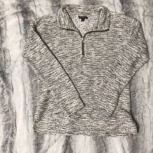 J Crew Mercantile Nubby pullover sweater with half zip size womens small